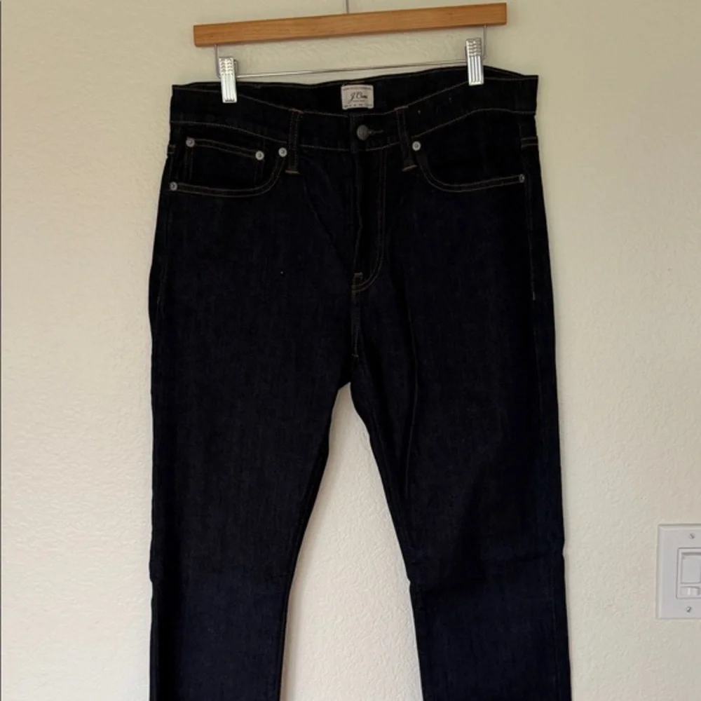 J. Crew Men's Deep Indigo Straight Jeans